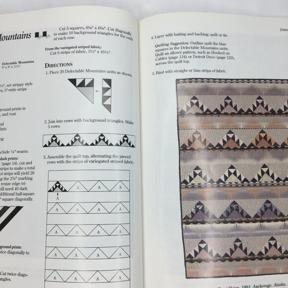 Vintage 1991 Rotary Riot 40 Fast Fabulous Quilts Judy Hopkins Nancy J Martin - Picture 5 of 12